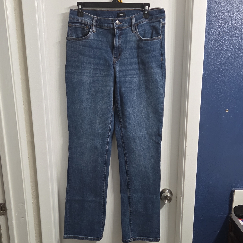 Express Women's Bootcut Blue Jeans